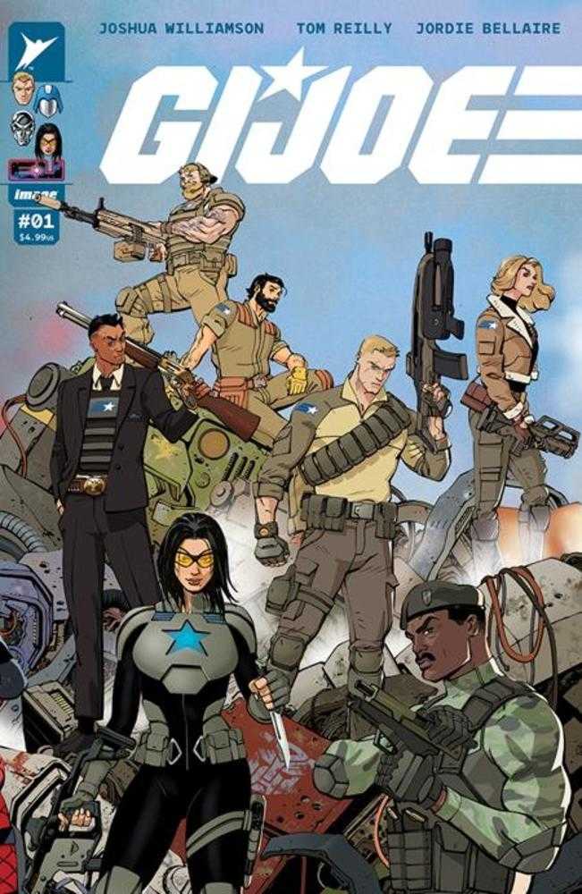 G.I. Joe #1 Cover P Tom Reilly Wraparound Foil Variant *one copy per customer* - Walt's Comic Shop