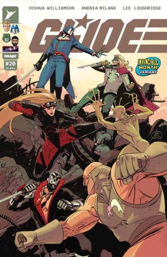 G.I. Joe 20 Cover F Tom Reilly Invincible Team Up Variant - Walt's Comic Shop