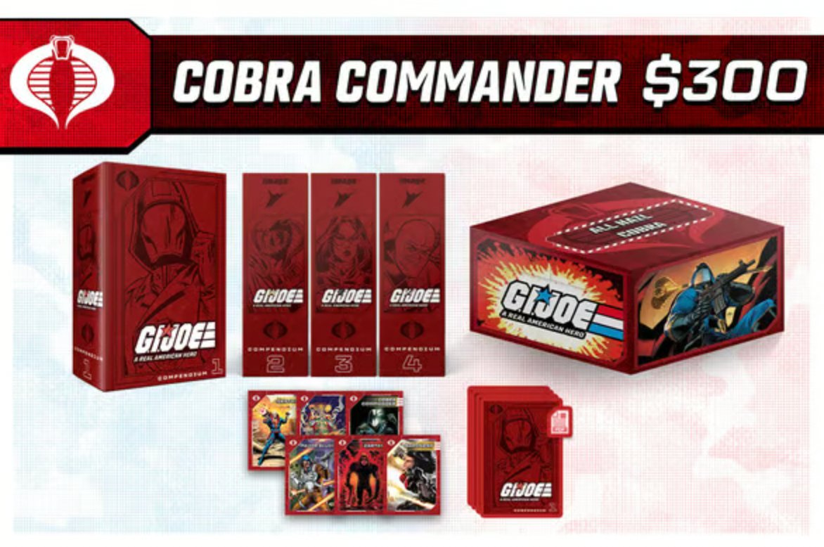 G.I. Joe: A Real American Hero Compendium Set HC — Cobra Commander Ed. *PRE - ORDER* - Walt's Comic Shop