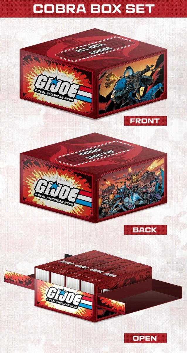 G.I. Joe: A Real American Hero Compendium Set HC — Cobra Commander Ed. *PRE - ORDER* - Walt's Comic Shop