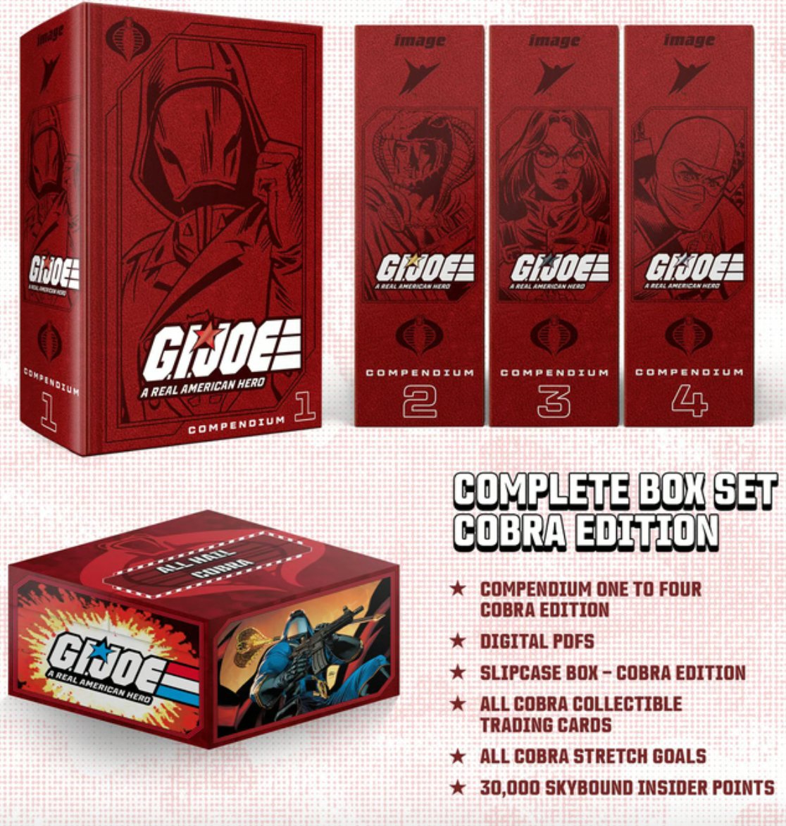 G.I. Joe: A Real American Hero Compendium Set HC — Cobra Commander Ed. *PRE - ORDER* - Walt's Comic Shop