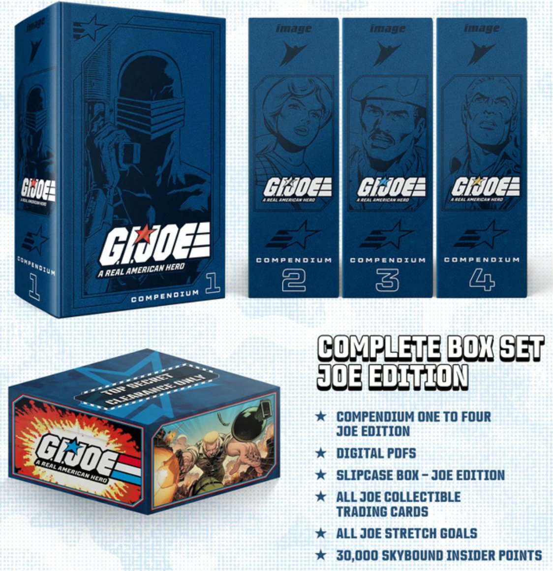 G.I. Joe: A Real American Hero Compendium Set HC — Snake Eyes Ed. *PRE - ORDER* - Walt's Comic Shop