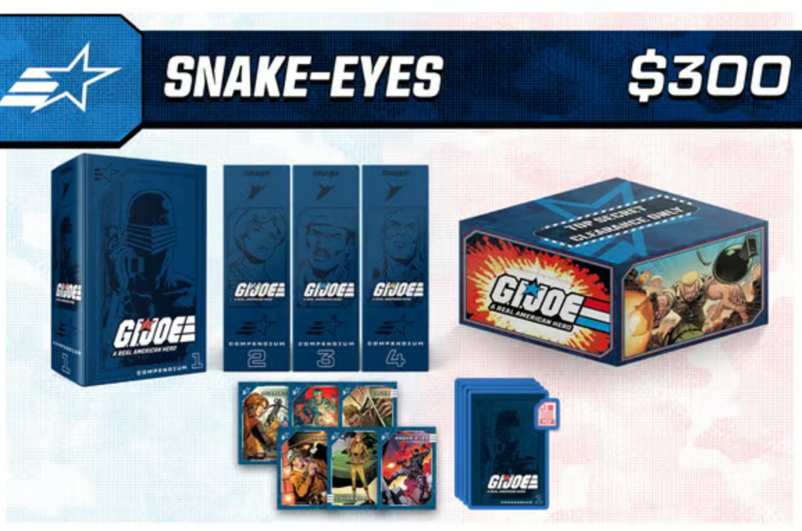 G.I. Joe: A Real American Hero Compendium Set HC — Snake Eyes Ed. *PRE - ORDER* - Walt's Comic Shop