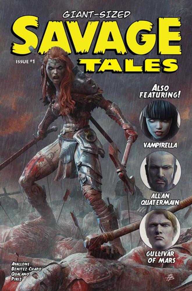 Giant Sized Savage Tales (One Shot) Cover A Bjorn Barends Red Sonja - Walt's Comic Shop