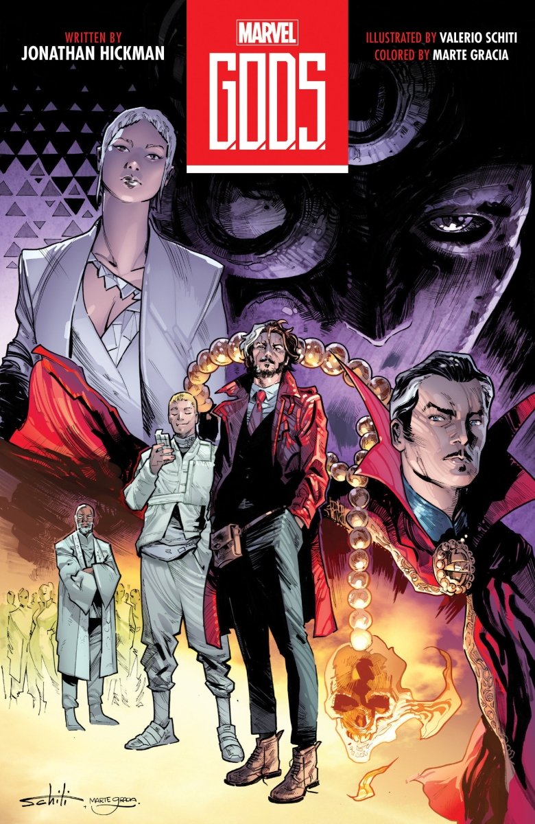 G.O.D.S. TP by Jonathan Hickman and Valerio Schiti - Walt's Comic Shop