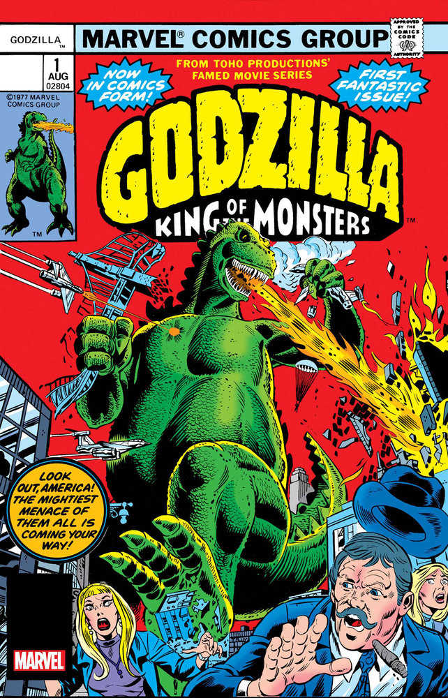 Godzilla #1 Facsimile Edition Foil Variant - Walt's Comic Shop