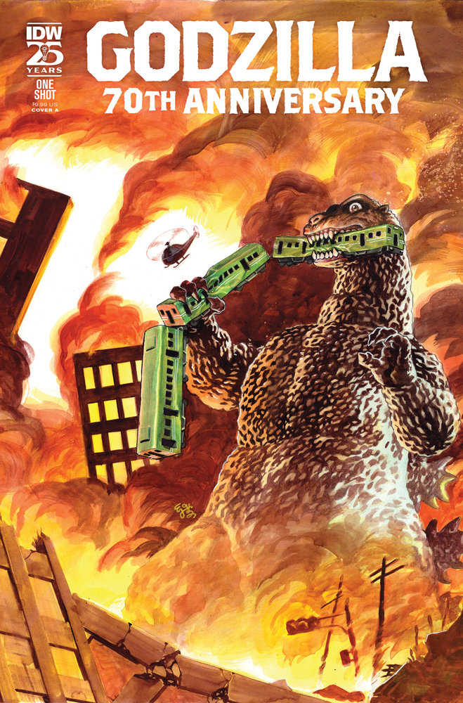 Godzilla: 70th Anniversary Cover A (Su) - Walt's Comic Shop