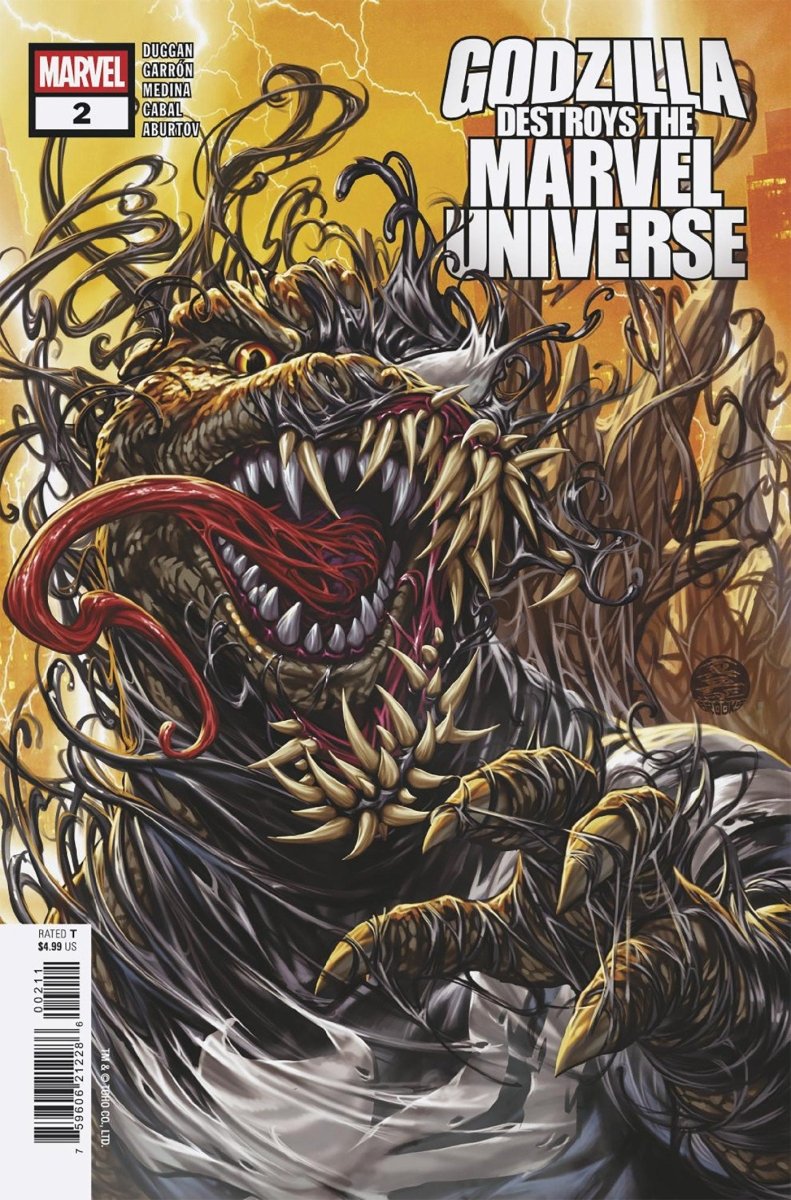 Godzilla Destroys The Marvel Universe 2 - Walt's Comic Shop