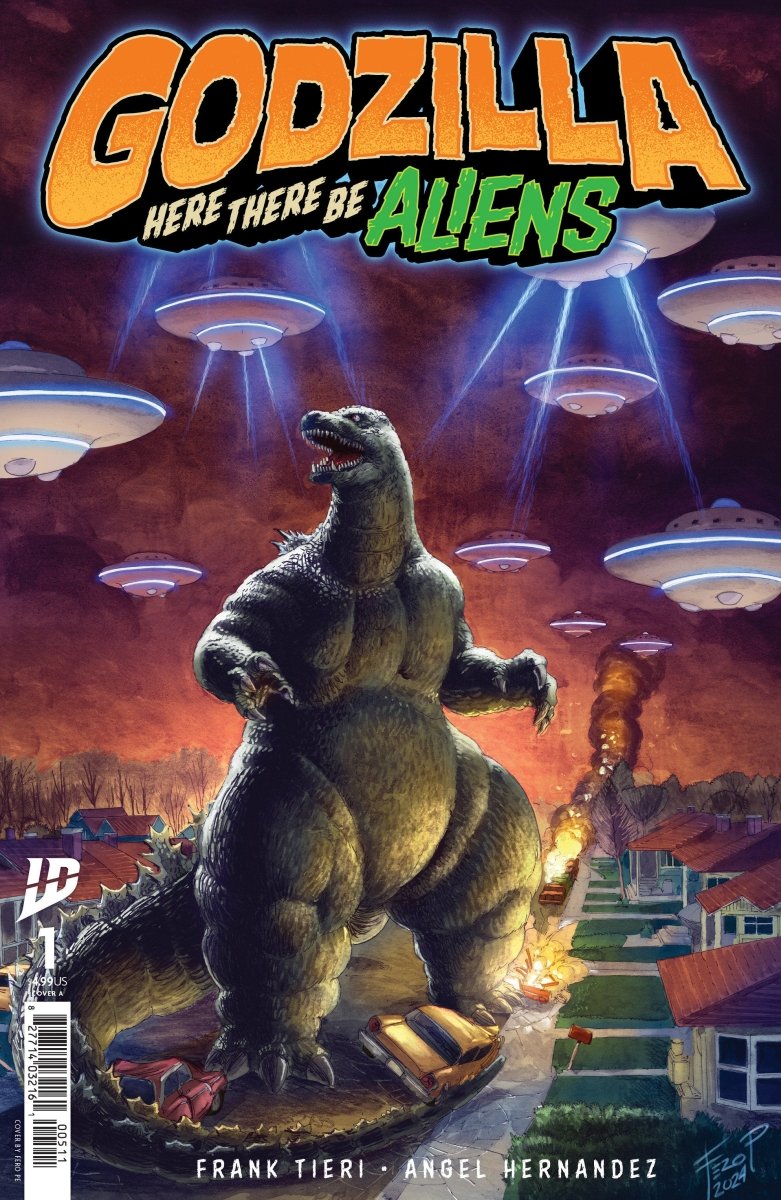 Godzilla: Here There Be Aliens 1 Cover A (Pe) - Walt's Comic Shop