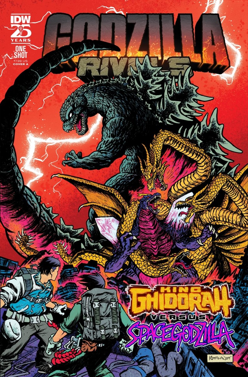 Godzilla Rivals: King Ghidorah vs. Spacegodzilla Cover A (Catalan) - Walt's Comic Shop