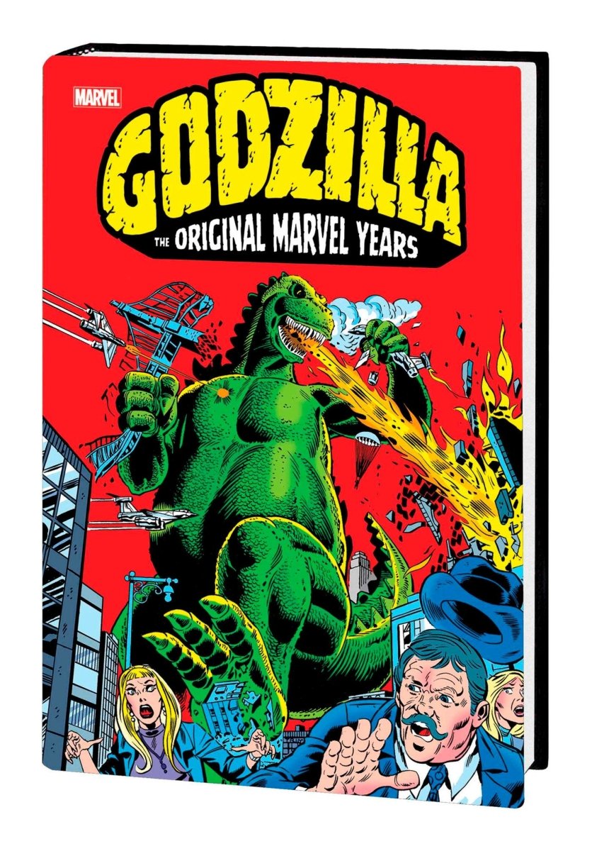 Godzilla: The Original Marvel Years Omnibus Herb Trimpe First Issue Cover HC [DM Only] - Walt's Comic Shop