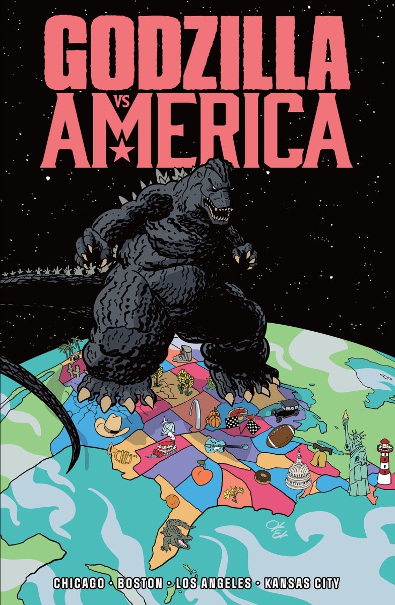 Godzilla Vs. America: Boston, Chicago, Kansas City, Los Angeles TP *PRE - ORDER* - Walt's Comic Shop