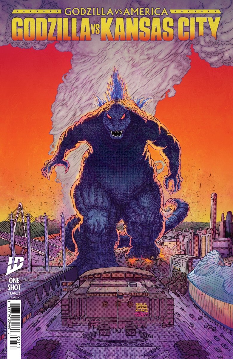 Godzilla vs. America: Kansas City Cover A (Williams II & Moody) - Walt's Comic Shop