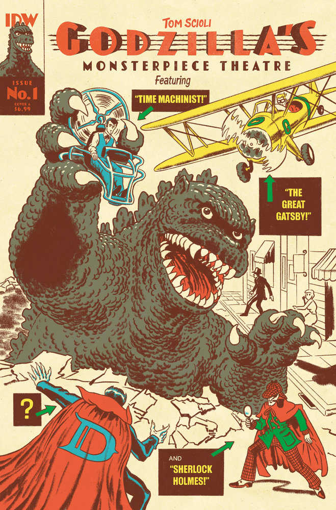 Godzilla’S Monsterpiece Theatre #1 Cover A (Scioli) - Walt's Comic Shop