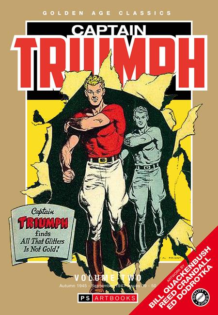Golden Age Classics Captain Triumph HC Volume 2 *PRE - ORDER* - Walt's Comic Shop