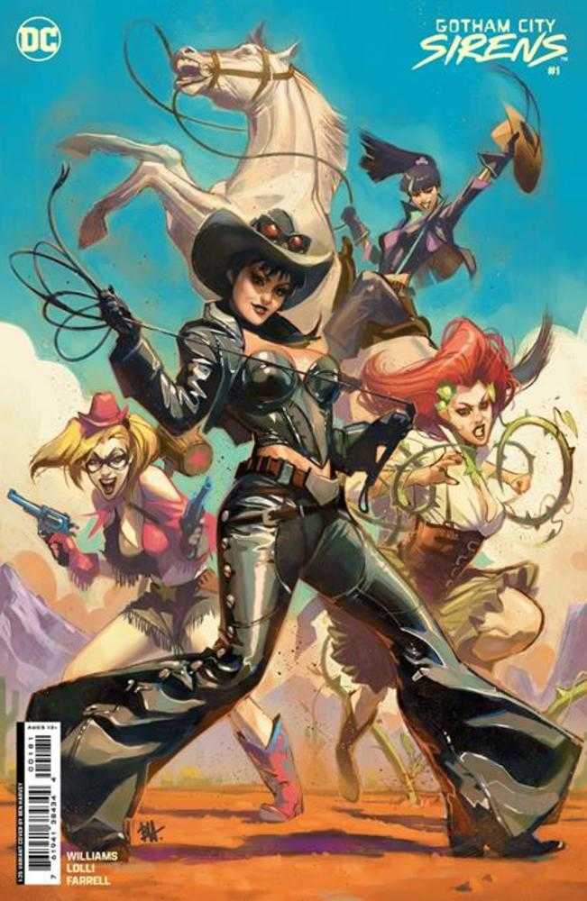 Gotham City Sirens #1 (Of 4) Cover H 1 in 25 Ben Harvey Card Stock Variant - Walt's Comic Shop