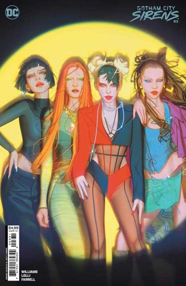 Gotham City Sirens #3 (Of 4) Cover B W Scott Forbes Card Stock Variant - Walt's Comic Shop