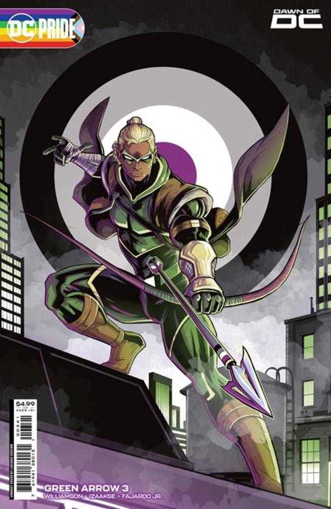 Green Arrow #3 (Of 6) Cover C Luciano Vecchio DC Pride Card Stock Variant - Walt's Comic Shop