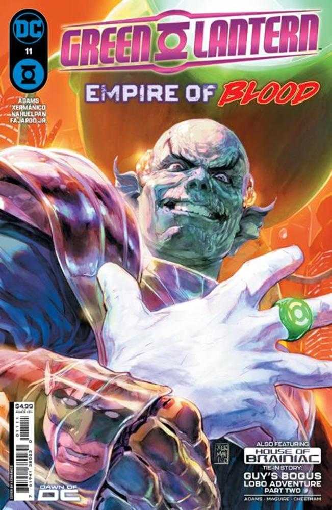 Green Lantern #11 Cover A Xermanico (House Of Brainiac) - Walt's Comic Shop