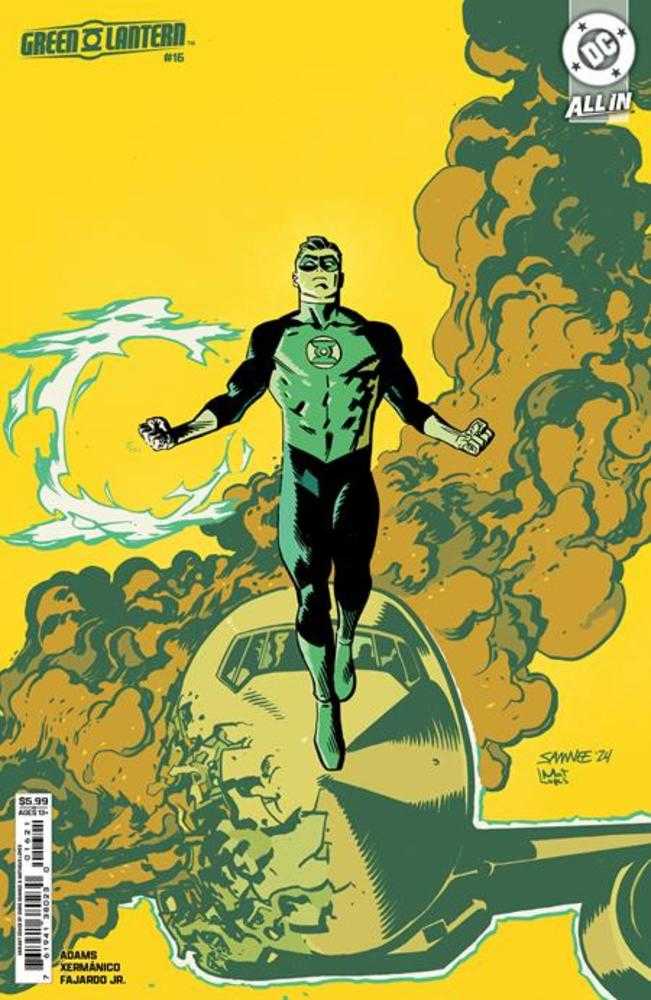 Green Lantern #16 Cover B Chris Samnee Card Stock Variant - Walt's Comic Shop