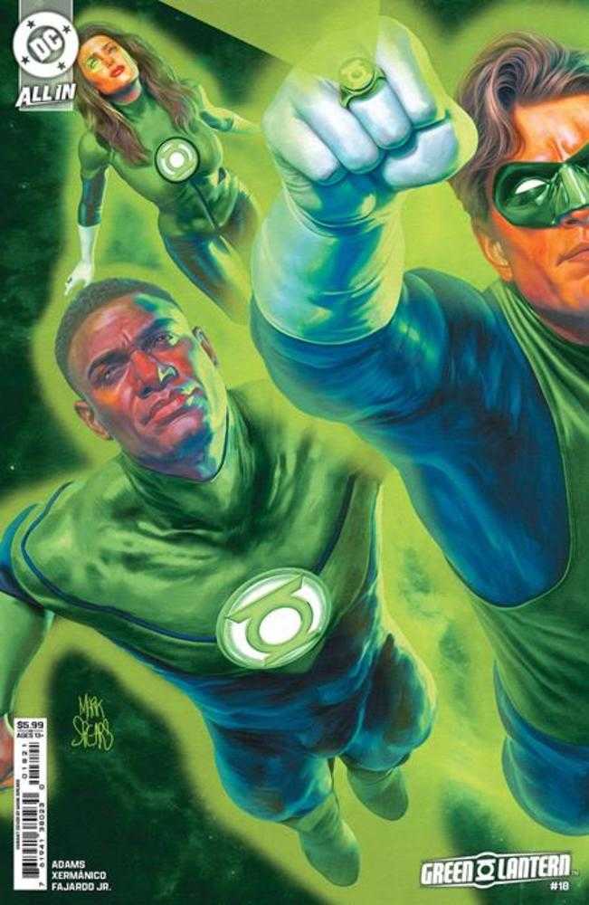 Green Lantern #18 Cover B Mark Spears Connecting Card Stock Variant - Walt's Comic Shop