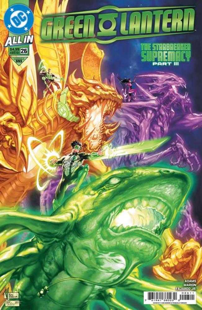 Green Lantern 26 Cover A V Ken Marion Connecting (Starbreaker Supremacy) - Walt's Comic Shop