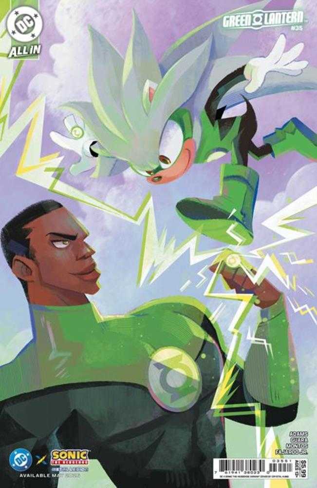 Green Lantern 35 Cover E Crystal Kung DC X Sonic Card Stock Variant - Walt's Comic Shop
