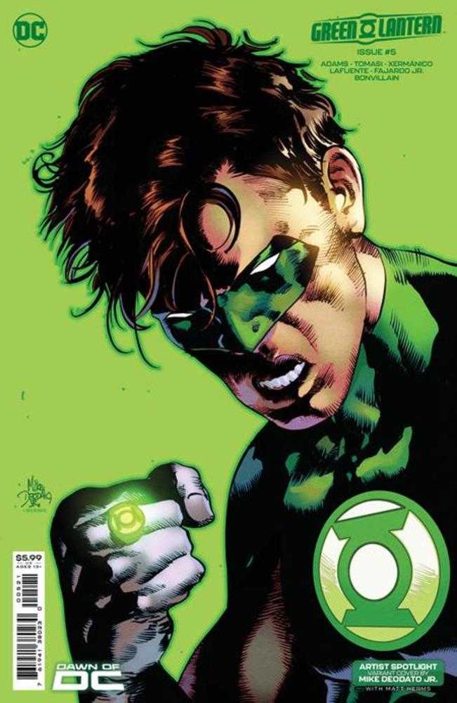 Green Lantern #5 Cover C Mike Deodato Jr Artist Spotlight Card Stock Variant - Walt's Comic Shop