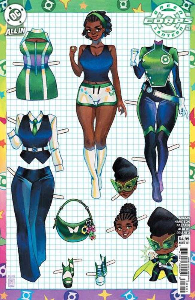 Green Lantern Corps 8 Cover B Rian Gonzales Card Stock Variant (Starbreaker Supremacy) - Walt's Comic Shop