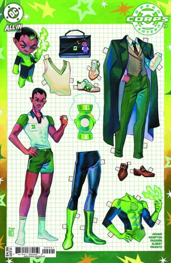 Green Lantern Corps 9 Cover B Rian Gonzales Card Stock Variant (Starbreaker Supremacy) - Walt's Comic Shop