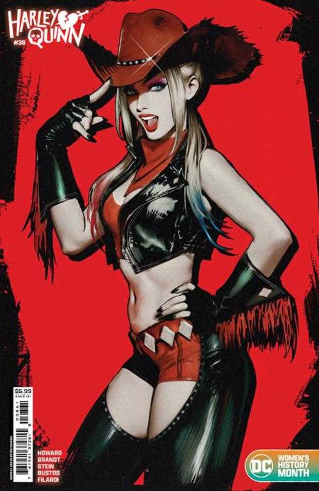 Harley Quinn #38 Cover C Sozomaika Womens History Month Card Stock Variant - Walt's Comic Shop