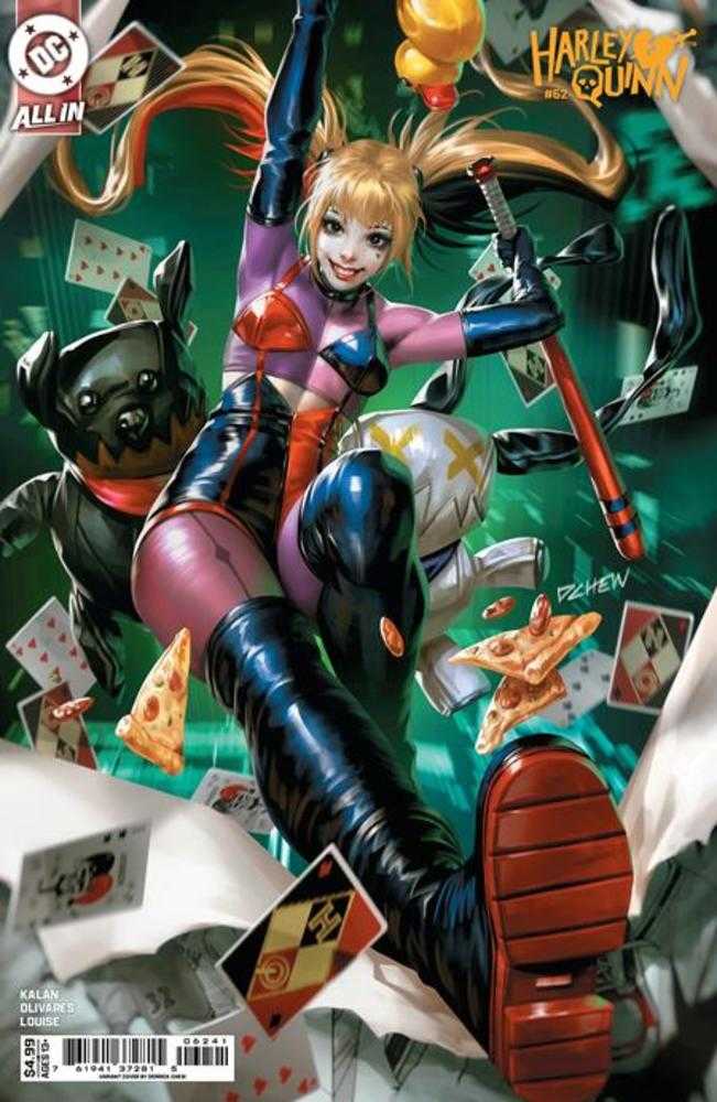 Harley Quinn 62 Cover D Derrick Chew Card Stock Variant - Walt's Comic Shop