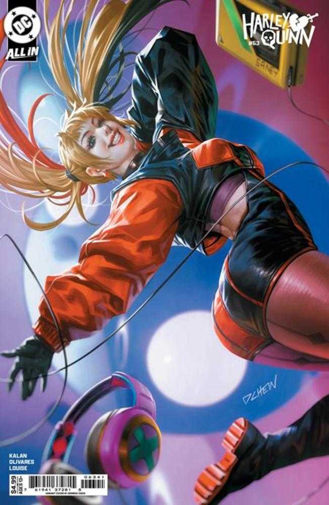 Harley Quinn 63 Cover D Derrick Chew Card Stock Variant - Walt's Comic Shop