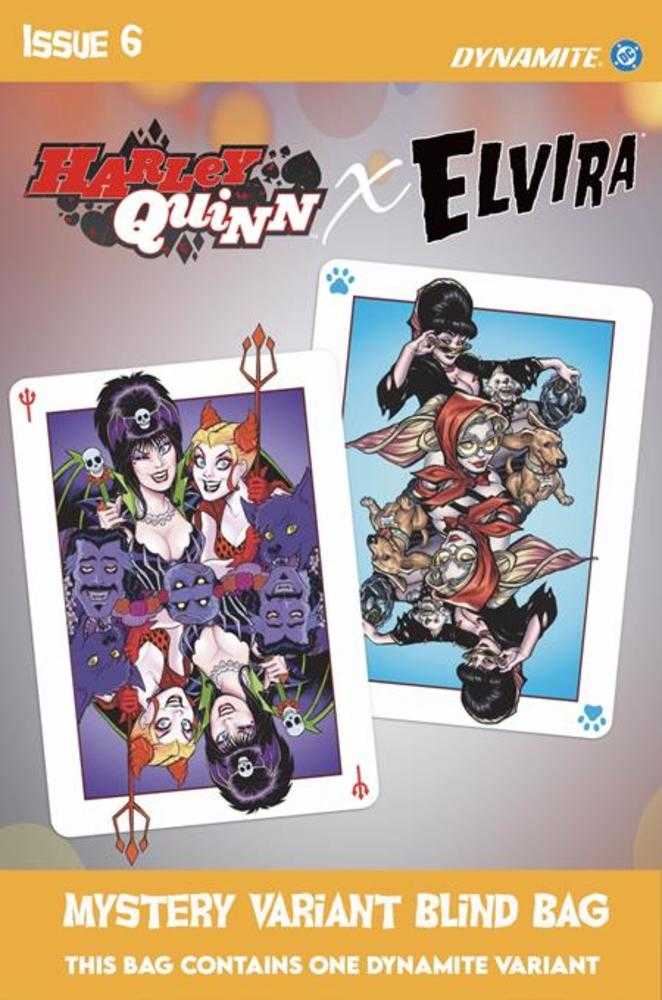 Harley Quinn X Elvira 6 Cover E Blind Bag Variant - Walt's Comic Shop
