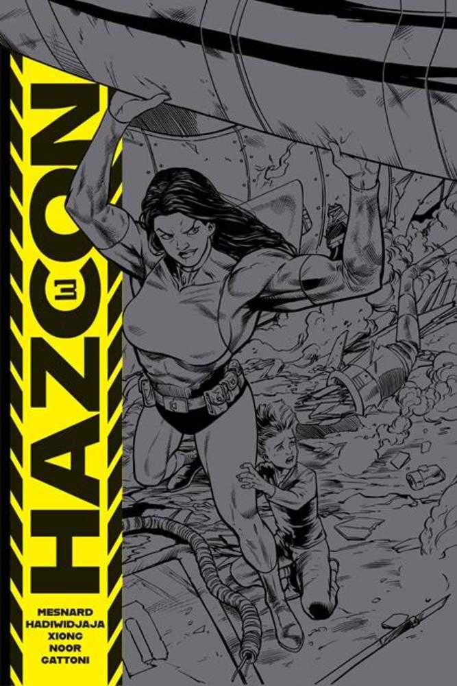 Hazcon 3 (Of 5) Cover D Donny Hadiwidjaja Unlock Black Embossed Uv 1:5 Ratio Variant  - Walt's Comic Shop