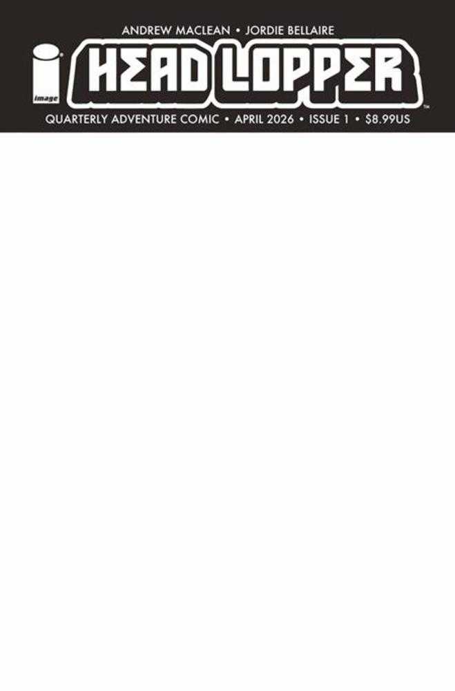 Head Lopper 1 (2026) Cover G Blank Sketch Variant (Mature) - Walt's Comic Shop