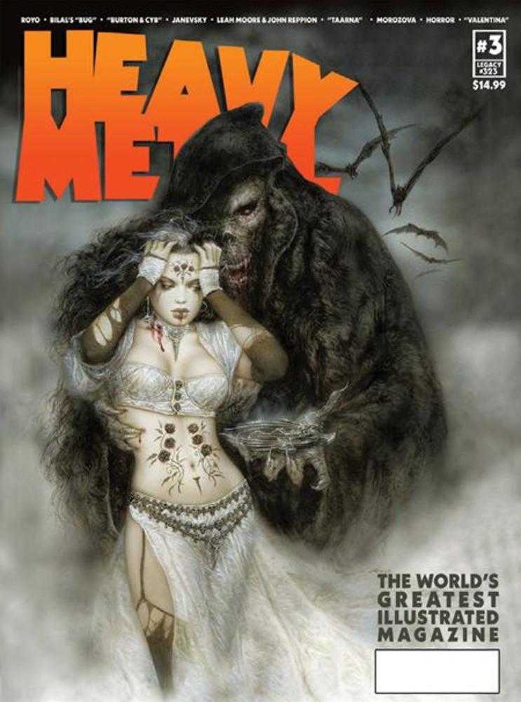 Heavy Metal Magazine 3 Cover A Luis Royo (Mature) - Walt's Comic Shop