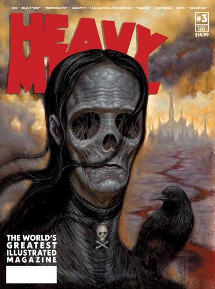 Heavy Metal Magazine 3 Cover B Chet Zar Variant (Mature) - Walt's Comic Shop