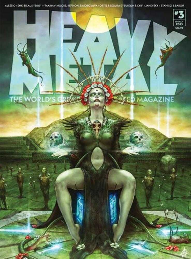 Heavy Metal Magazine 3 Cover C Augustin Allessio Variant (Mature) - Walt's Comic Shop