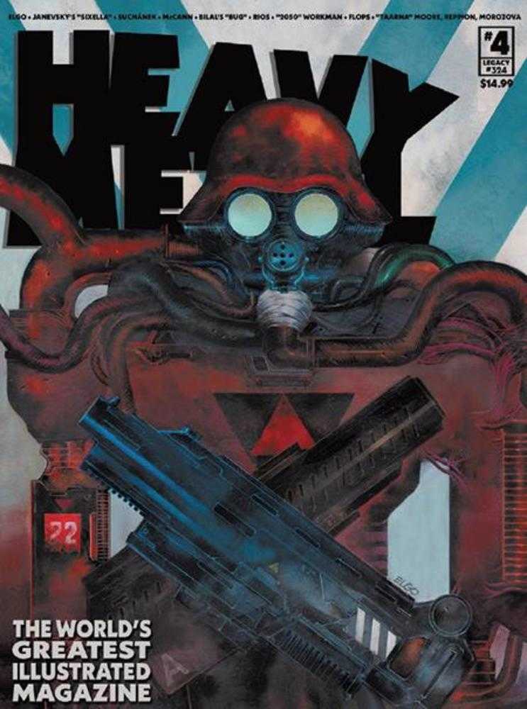 Heavy Metal Magazine 4 Cover B Elgo Variant (Mature) - Walt's Comic Shop