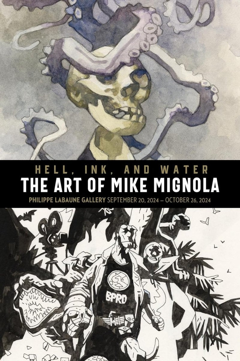 Hell, Ink & Water: The Art Of Mike Mignola HC - Walt's Comic Shop