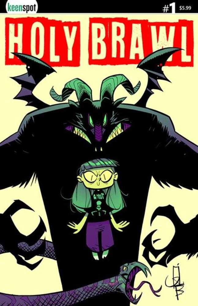 Holy Brawl 1 Cover A Athila Fabbio Yellow - Walt's Comic Shop