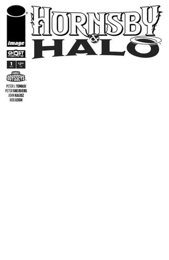 Hornsby & Halo #1 Cover F Blank Sketch Cover - Walt's Comic Shop