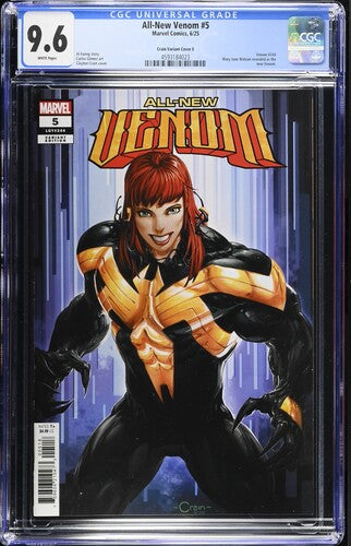 All-New Venom #5 One per Store Crain Variant Cover E CGC 9.6