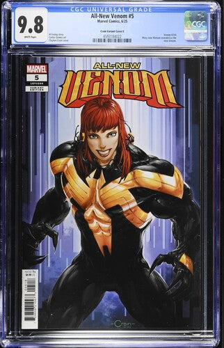 All-New Venom #5 One per Store Crain Variant Cover E CGC 9.8
