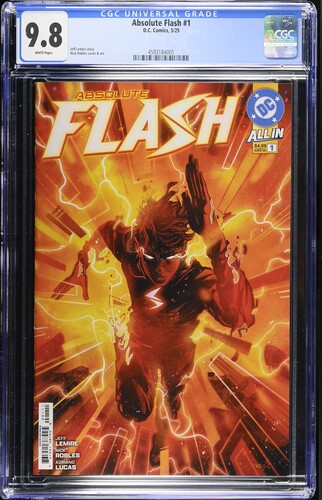 Absolute Flash #1 cover A CGC 9.8
