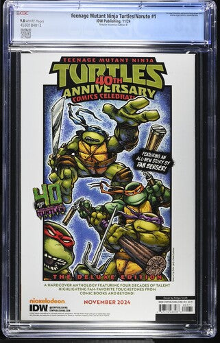 Teenage Mutant Ninja Turtles/Naruto #1 Felipe Smith 1:25 Ratio Variant CGC 9.8