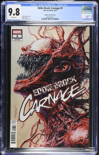 Eddie Brock: Carnage #3 Mayhew 1:25 Variant Cover CGC 9.8