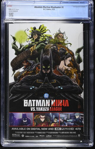 Absolute Martian Manhunter #1 cover A CGC 9.8