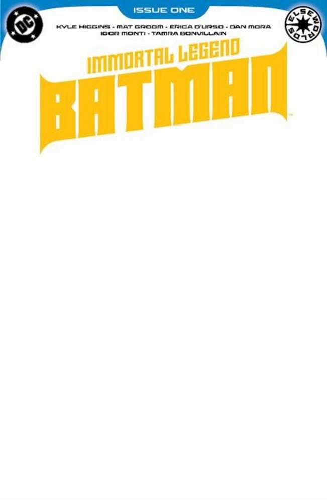 Immortal Legend Batman 1 (Of 6) Cover D Blank Variant - Walt's Comic Shop